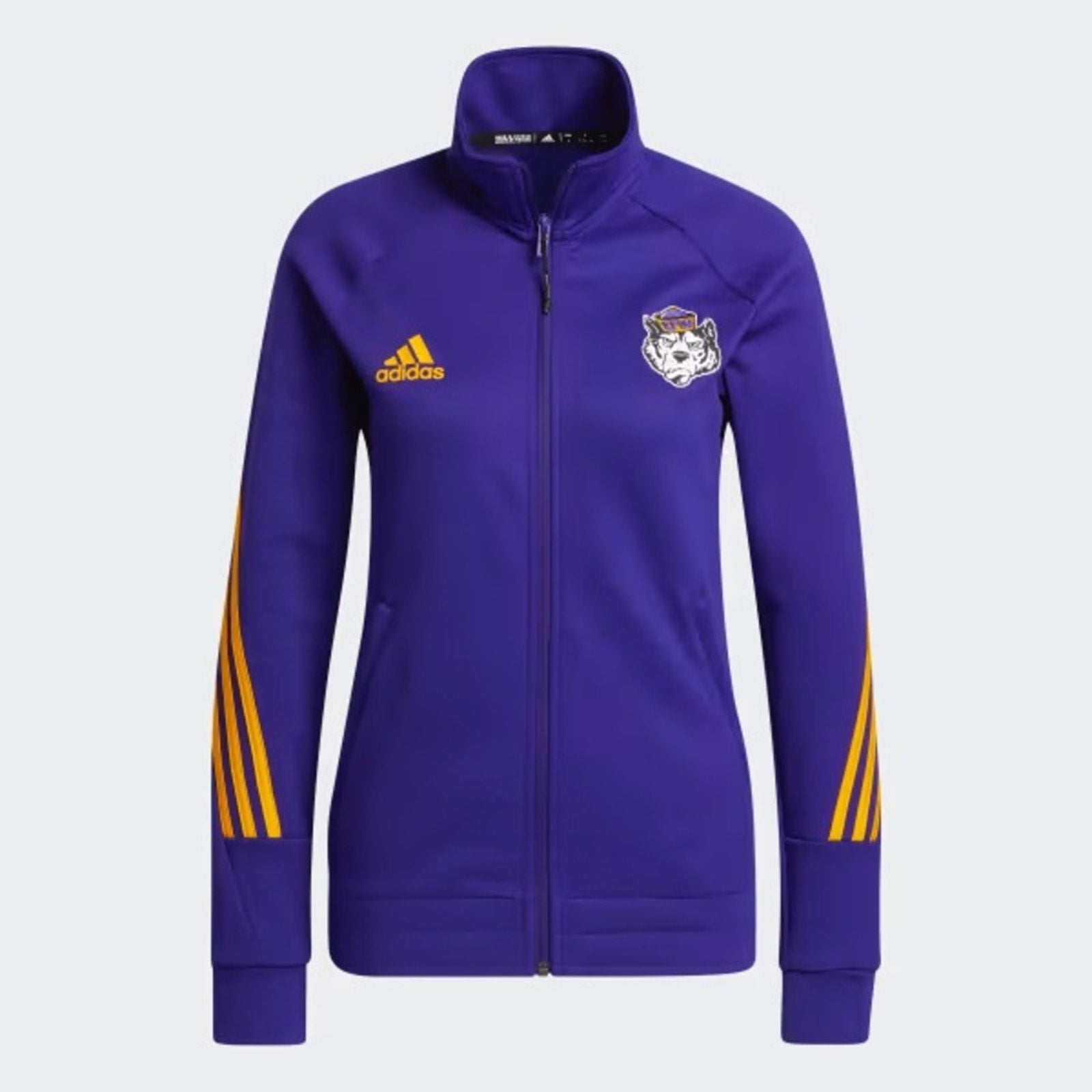 Adidas Purple HUSKIES FASHION TRACK JACKET Displaying Washington Pride NWT