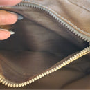 Vintage Dark Brown Leather Celine UNISEX Macadam Clutch bag
