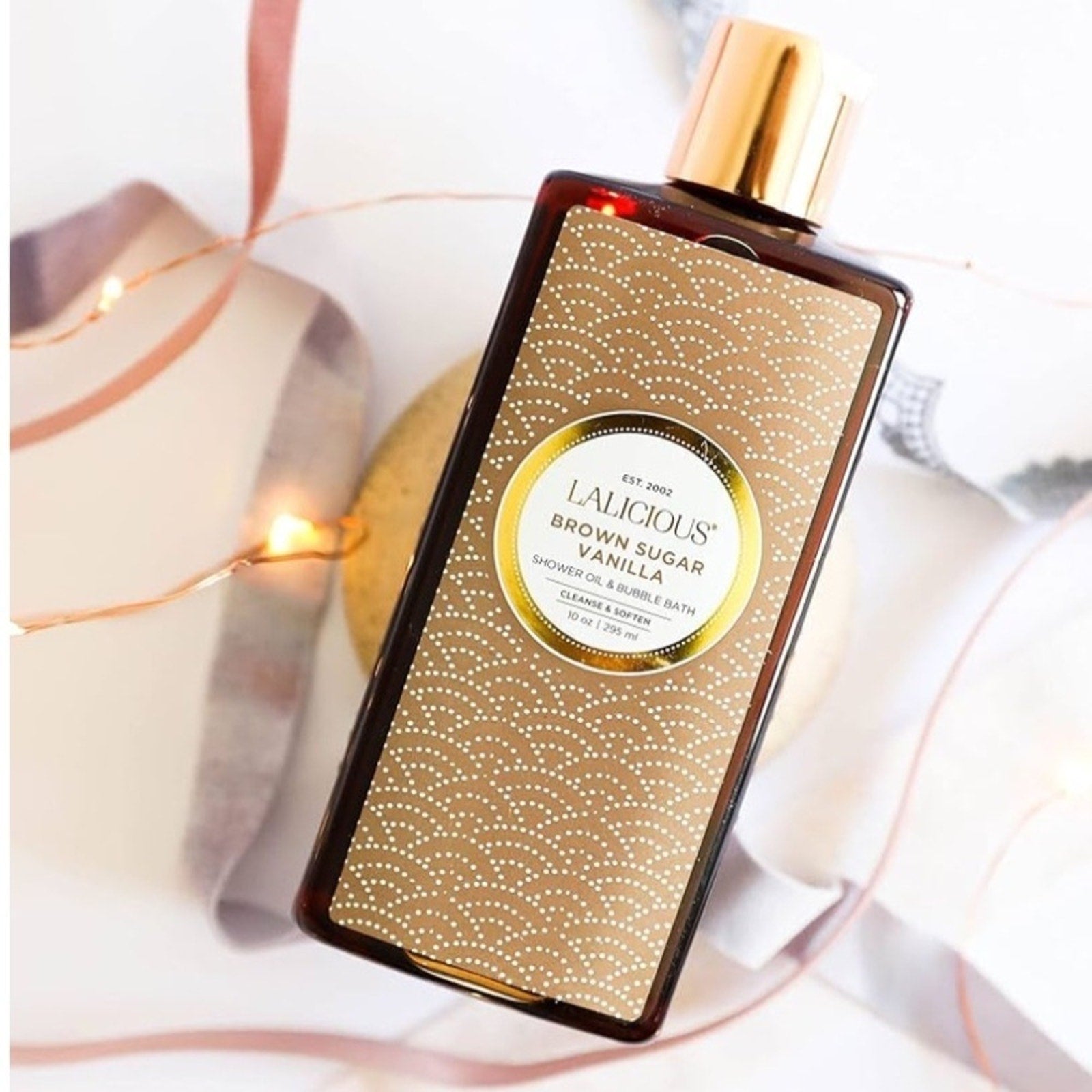 Lalicious Brown Sugar Body Bubble Bath - Gold Cap, 10 ML, 295 ML