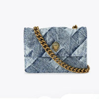 MICRO DENIM KENSINGTON BAG Kurt Geiger London NWOT
