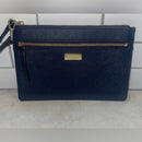 Kate Spade ♠️ Navy wristlet EUC