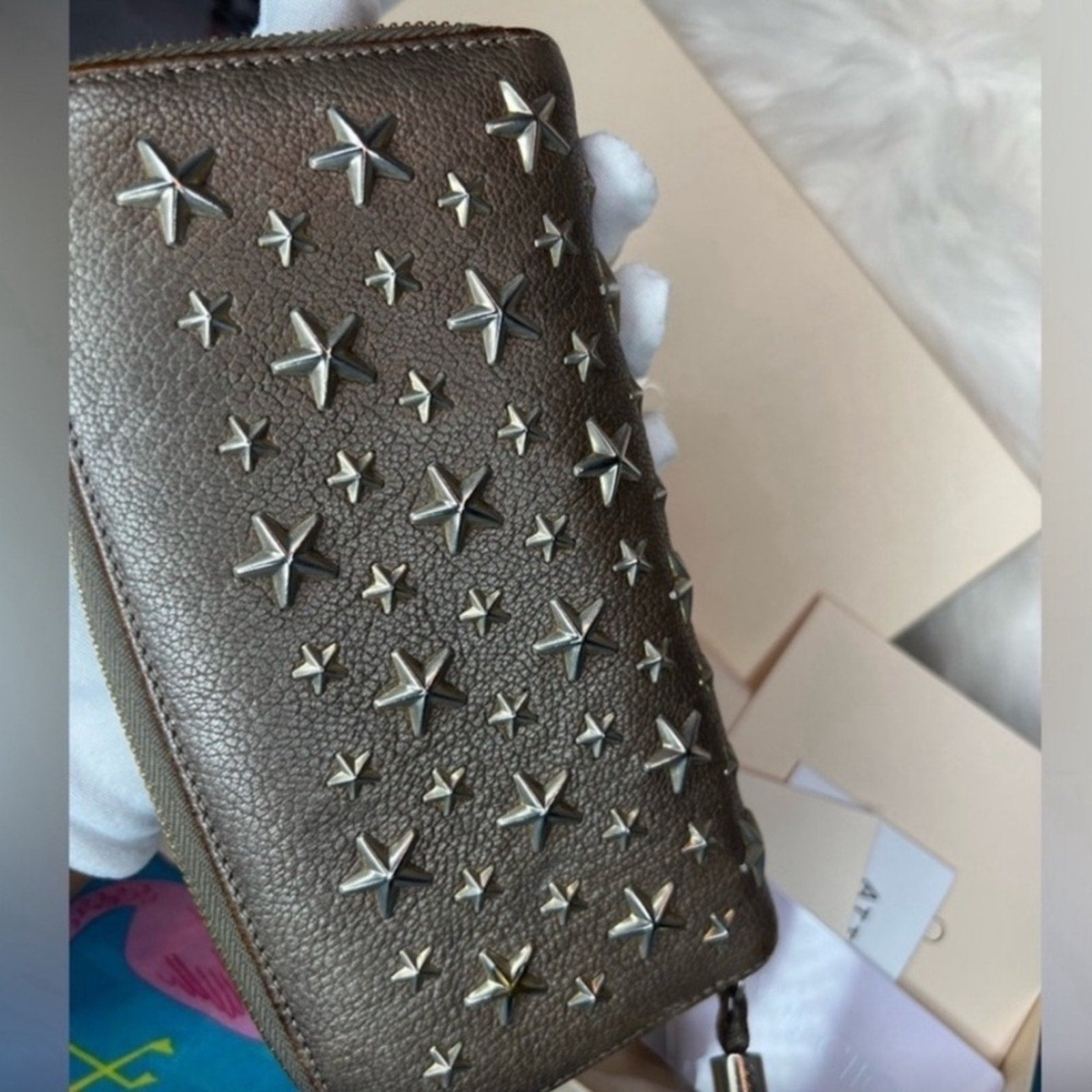 Jimmy Choo Star Studded Wallet-Full Inclusion