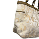 Coach Gallery Optic Signature East West Tote F17881 NWT