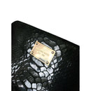 Michael Kors black snakeskin embossed wallet