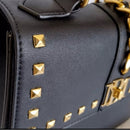 Black Studded Badgley Mischka Crossbody Bag NIP