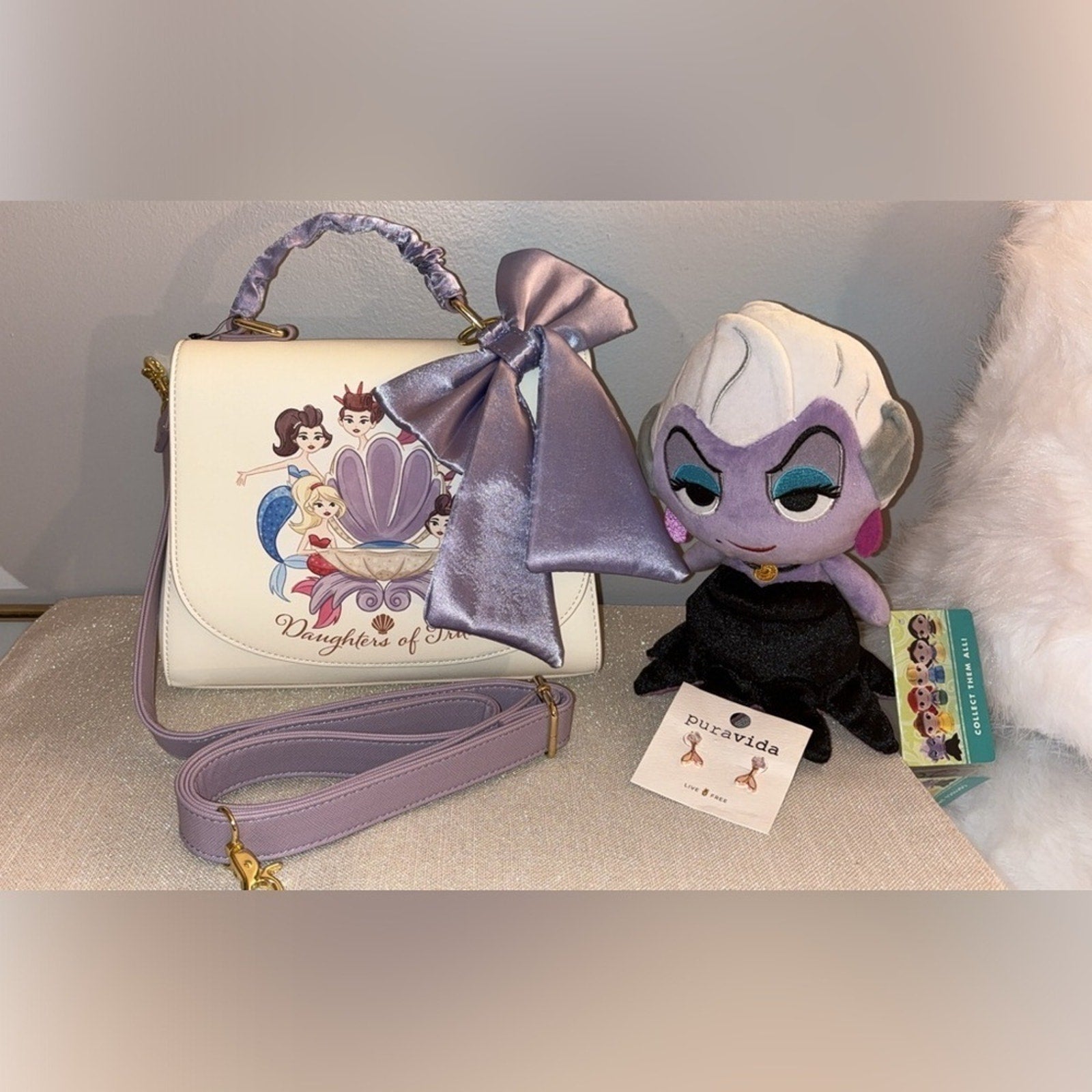 Disney Lounge Fly Disney The Little Mermaid Daughters of Triton bundle NWT