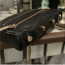 REBECCA MINKOFF Leather Chain Crossbody Bag black EUC