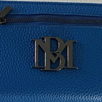 BADGLEY MISCHKA Electric Blue Zip Around Wallet