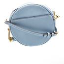 MICHAEL KORS LEATHER CIRCLE CANTEEN CROSSBODY WITH MATCHING CARD HOLDER EUC