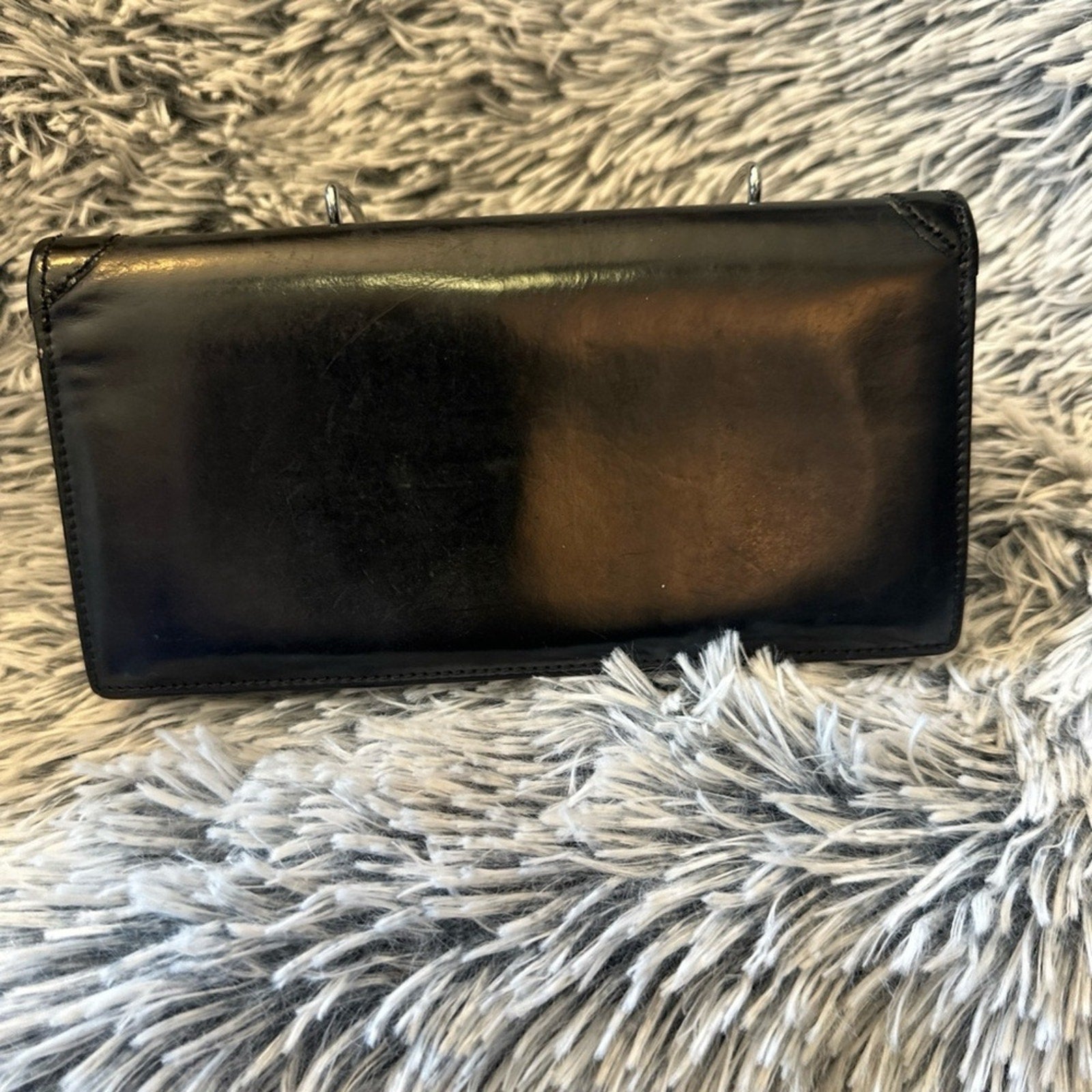 Vintage Gucci By Tom Ford 1998 black patent leather wallet - EUC