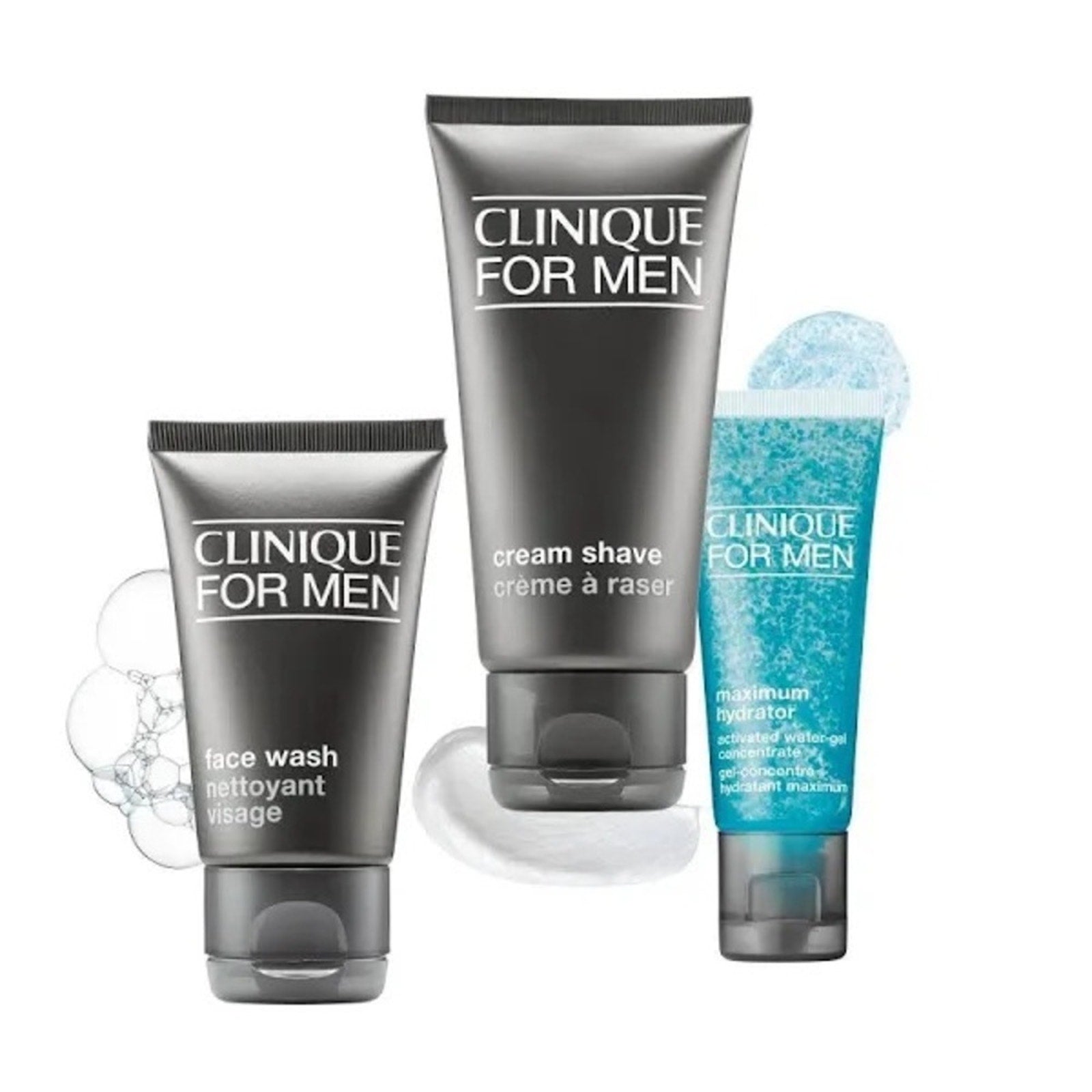 Clinique For Men Skincare Set - Gray and Blue