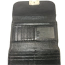 Coach Black Canvis Long Wallet