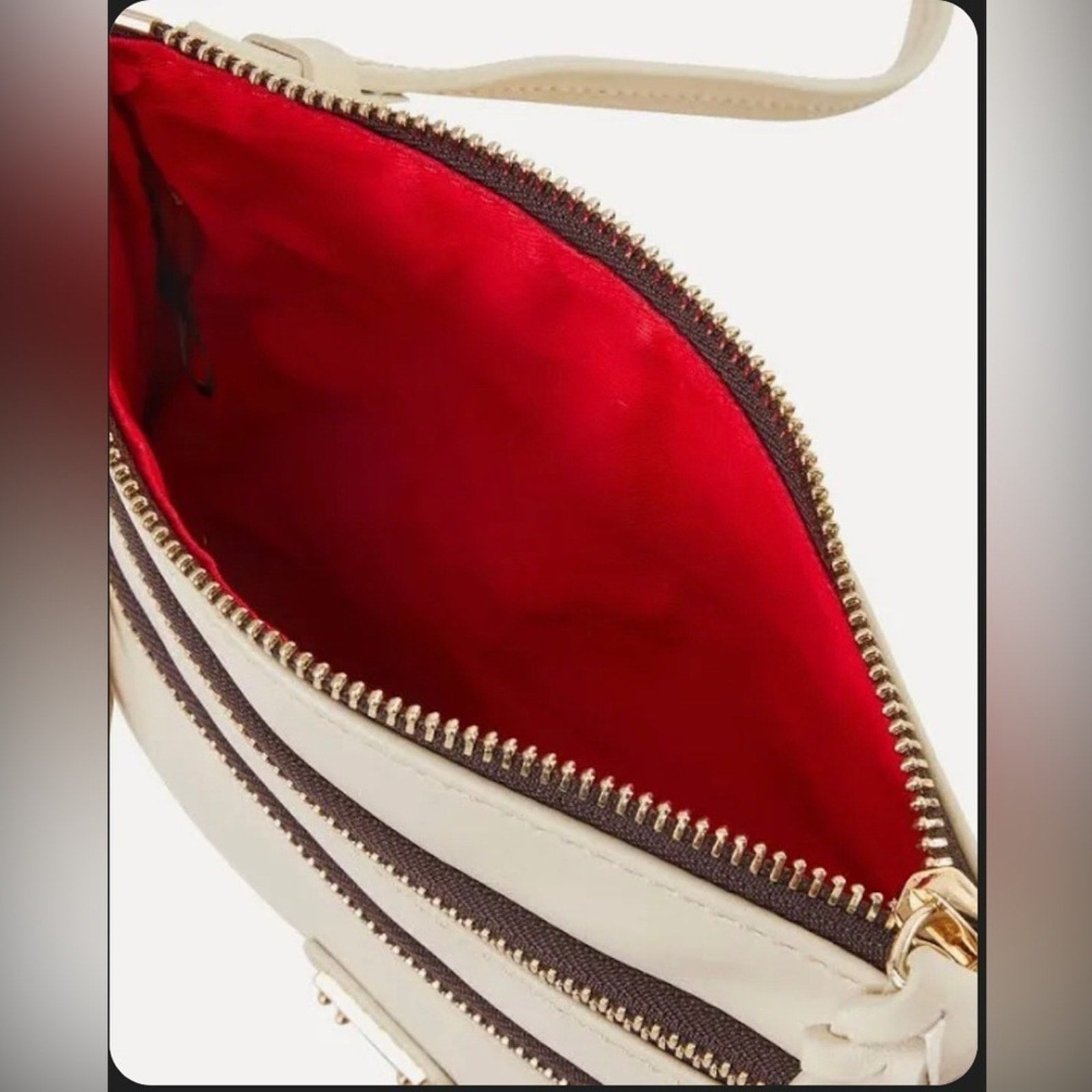 Dooney & Bourke Apollo Leather Triple Zip Crossbody Bag
NWT