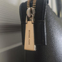 Michael Kors Large Jet Set Black IPad Shoulder Bag Zipper