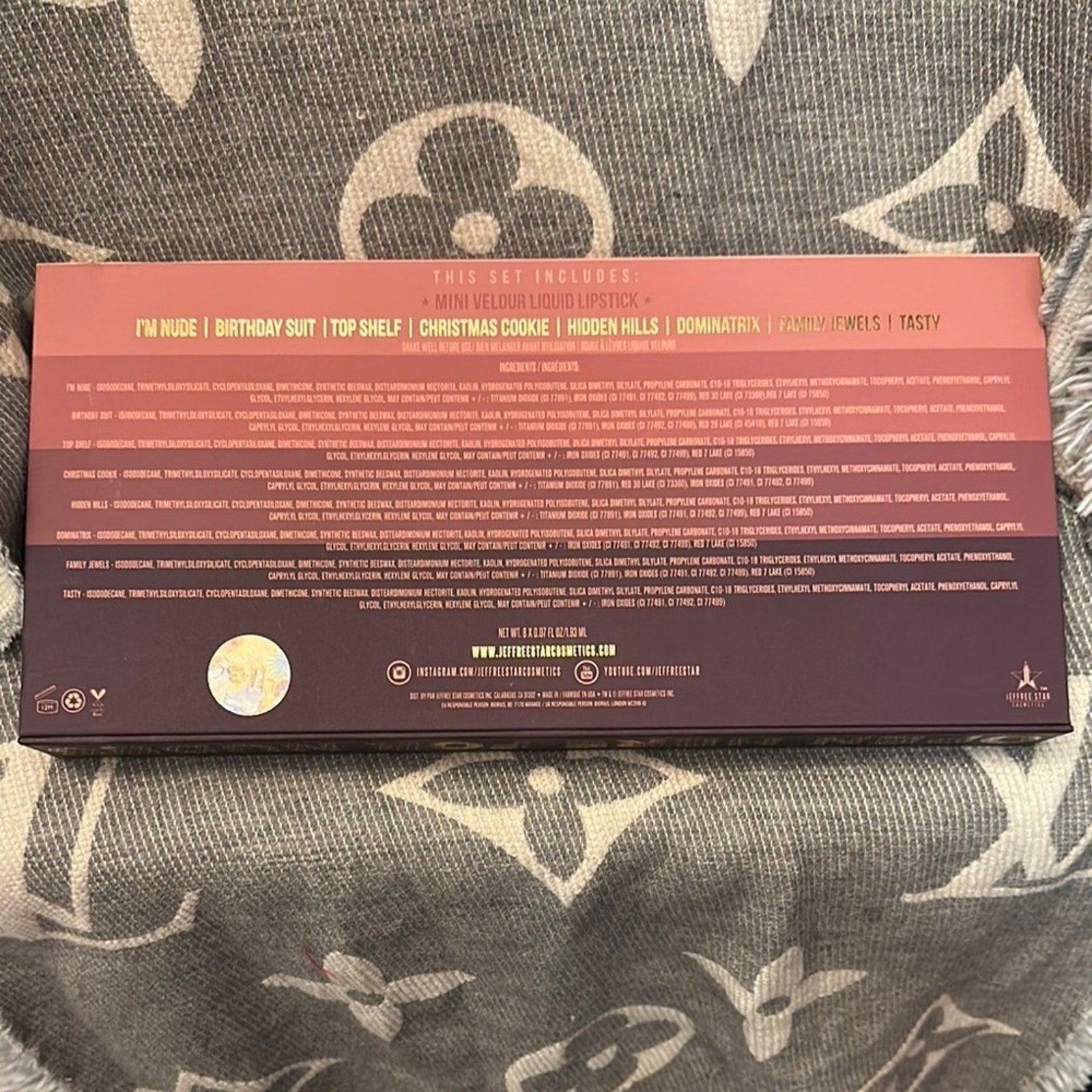 JEFFREE STAR COSMETICS MINI NUDES 2
LIQUID LIPSTICK BUNDLE VAULT PINKS TAN
BROWN