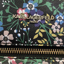 Karl Lagerfeld Black and Green Tote Bag NWOT