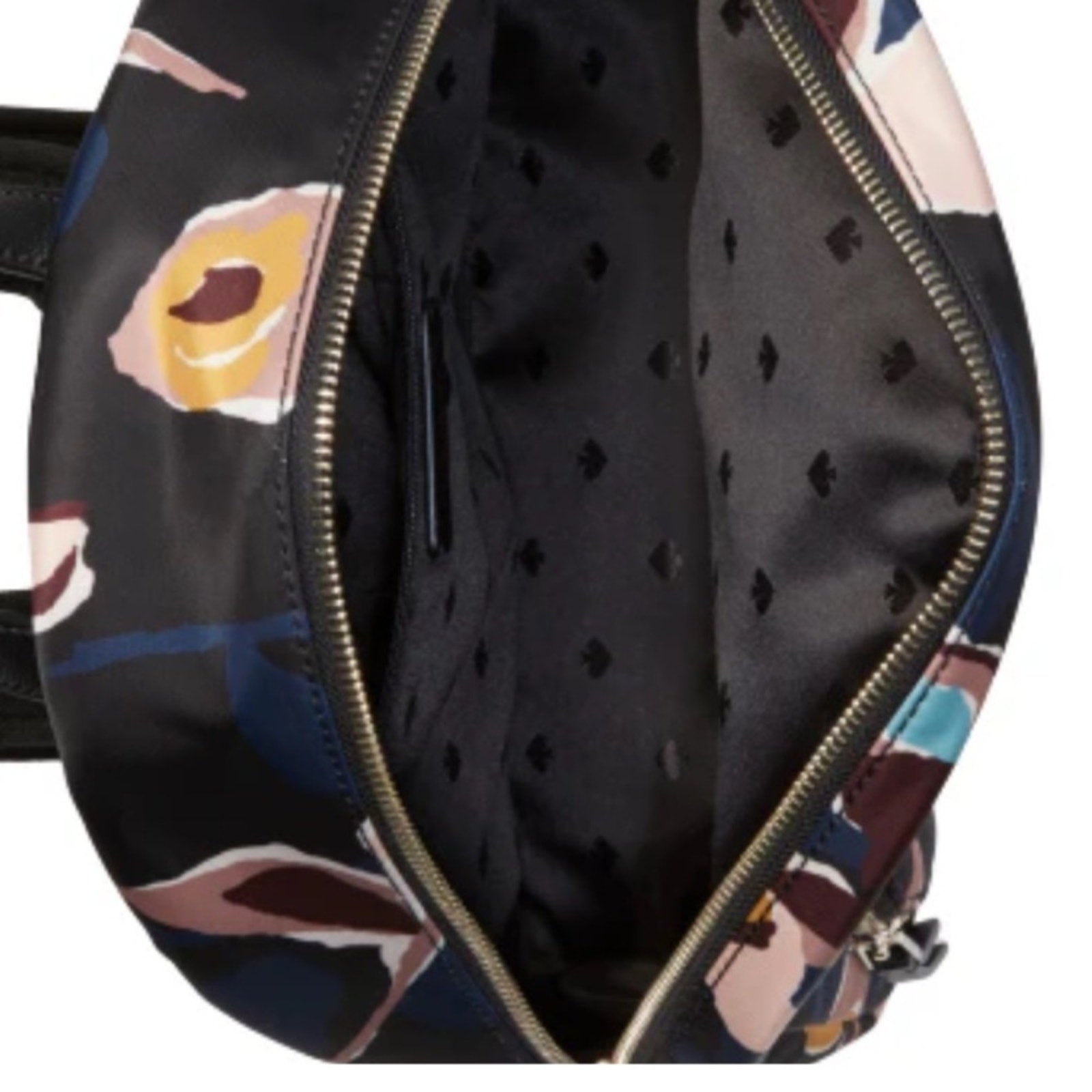 Kate Spade ♠️ Floral Backpack - Black Multicolor