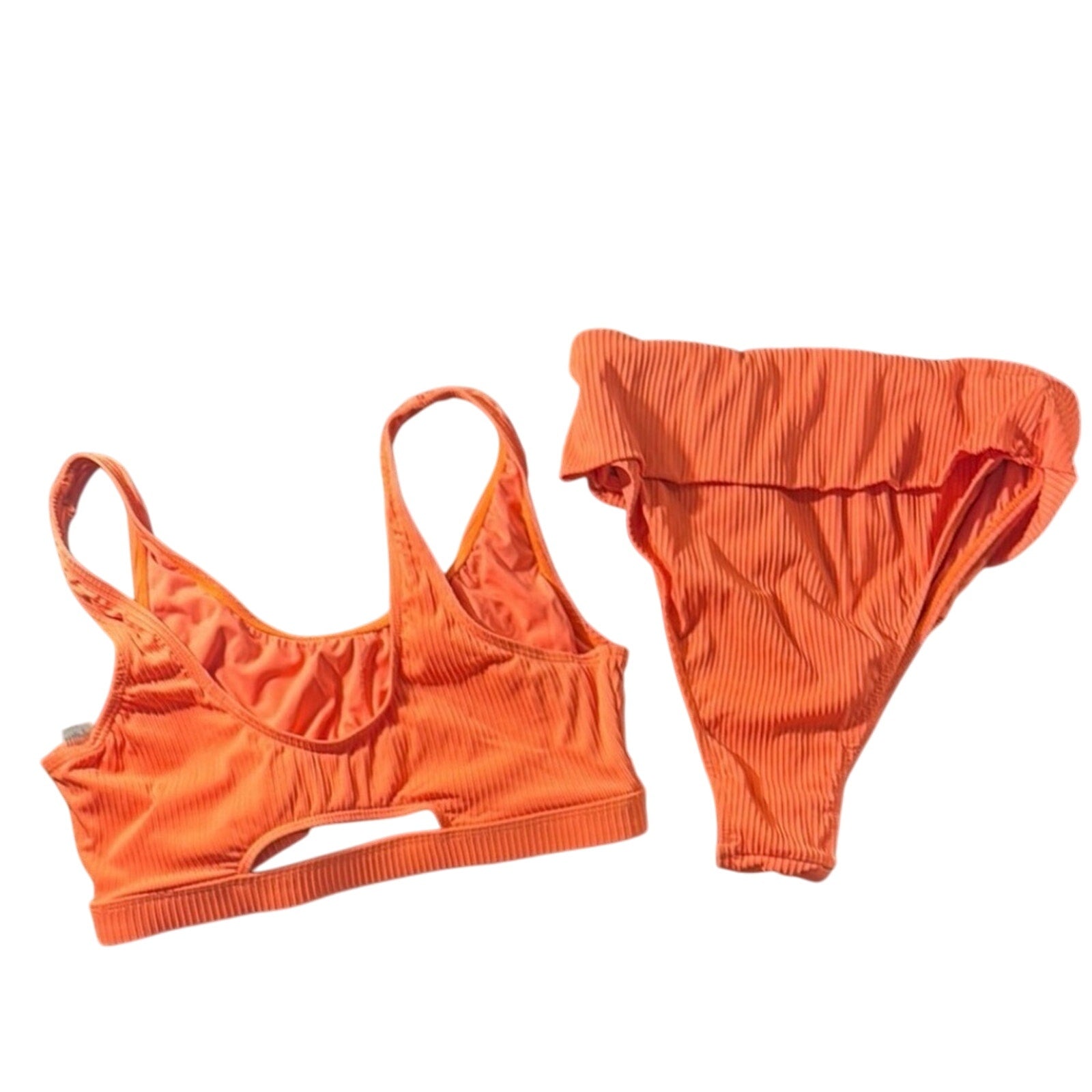 (LG) Bright Orange Bikini Set