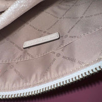 Michael Kors White Saffiano Leather XL NWT XL 6"x10" White Wristlet-Item