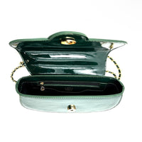 Valentino Orlandi Elegant Green Handbag