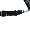 Coach Monogrammed Logo Buckle Small Crossbody Black/White/Silver Hardware