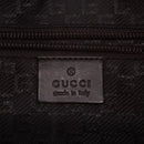 VINTAGE GUCCI shoulder bag khaki canvas plain 35098 3444 EUC