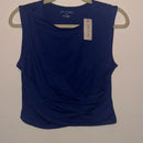 Women's Blue Sleeveless Top