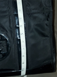Tory Burch Black Nylon and Leather Ella Tote