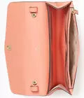 Kate Spade ♠️New York Marti Leather Flap Wallet Crossbody K6027 Peach Orange Bag