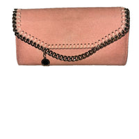 Stella Mc Cartney Stella McCartney Suede Clutch Wallet Pink