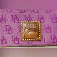 Purple Dooney Burke coin/card wallet