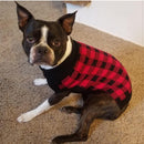 XL Black and Red Checkered Dog Shirt NWOT