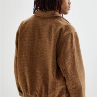 Men's Brown Wool Blend Jacket NWOT
