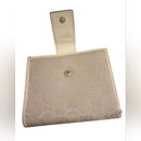 Authentic Gucci Pink and Silver D Ring Abby Compact Wallet