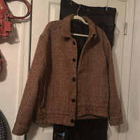 Men's Brown Wool Blend Jacket NWOT