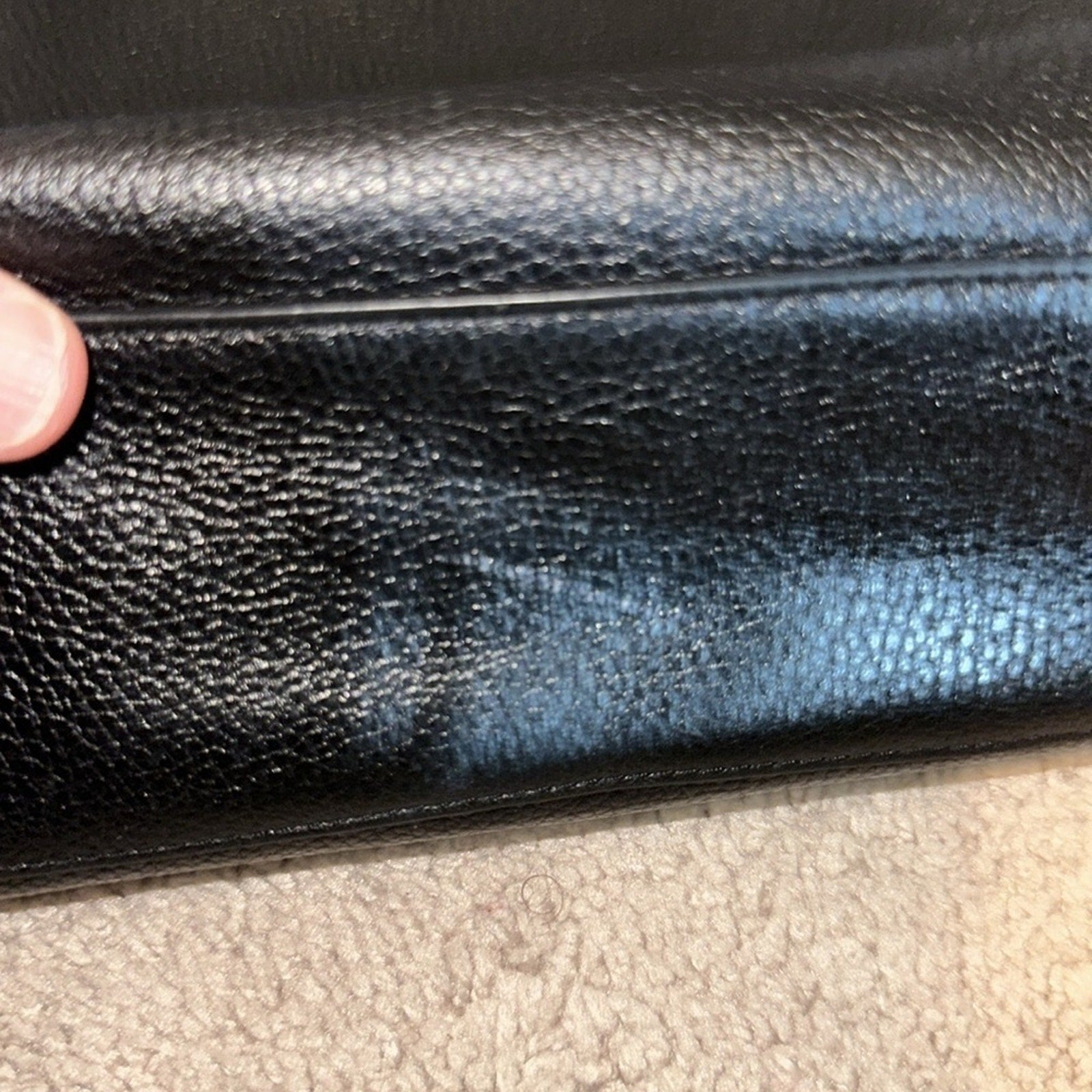 Coach Women's Scout Black Pebble Leather Hobo Bag