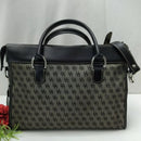 Vintage Dooney & Bourke Gray Canvas w/Black Leather trim