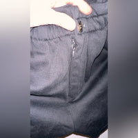 Black Women's Cotton Casual Shorts