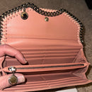 Stella Mc Cartney Stella McCartney Suede Clutch Wallet Pink