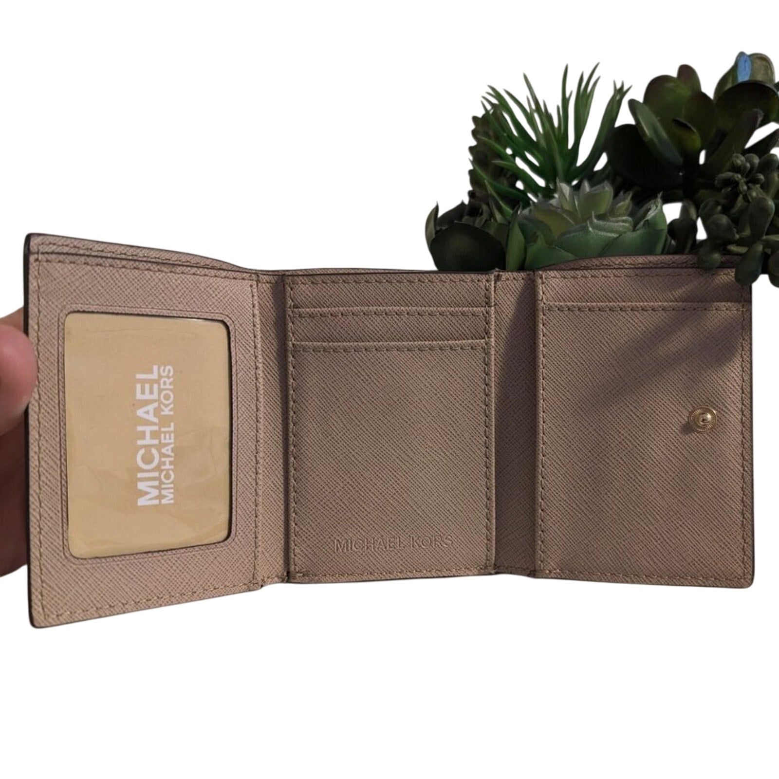 Michael Kors, Small Saffiano Leather Wallet, Daisy Yellow