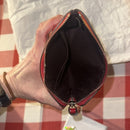Coach Red Wristlet Clutch