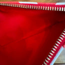 Dooney & Bourke Red White Cosmetic Makeup Bag