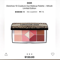 Diorshow Limited #001 Mitzah Edition 10 Couleurs Eyeshadow