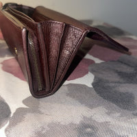 Gucci 1973 Wallet in Burgandy Leather w/COA