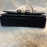 EUC; Kate Spade Morgan Bedazzled Bow Patent Leather Flap Crossbody