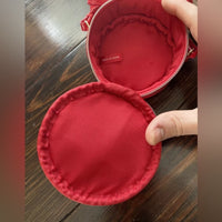 MARC JACOBS Red Patent Leather Crossbody Round Circle Bag Bundle