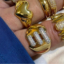 NEW 18K GOLD PLATED RING