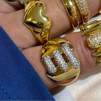 NEW 18K GOLD PLATED RING