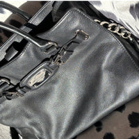 Michael Kors Hamilton large Size Black Leather