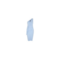 Lavish Alice Cornflower Blue One-shoulder Midi Dress